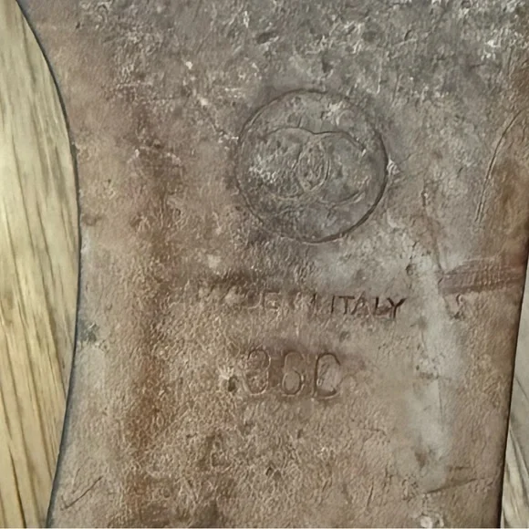 Chanel Bijou Slide Sandals – Black Leather with Jeweled CC Logo, Size 36C - Picture 5 of 8